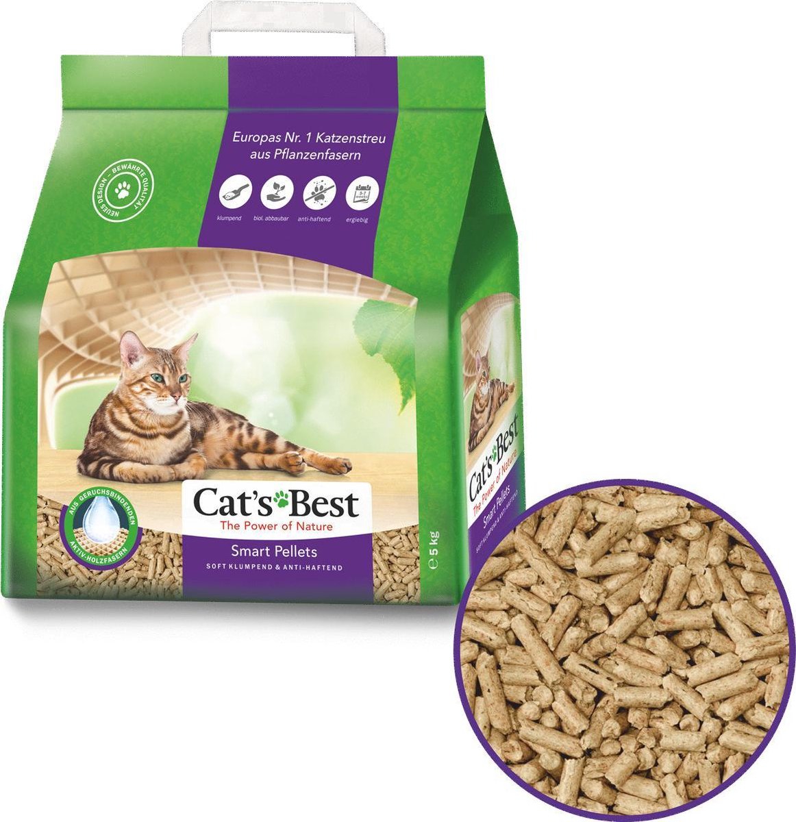  Cat's Best Smart Pallets - Kattenbakvulling - 10 L