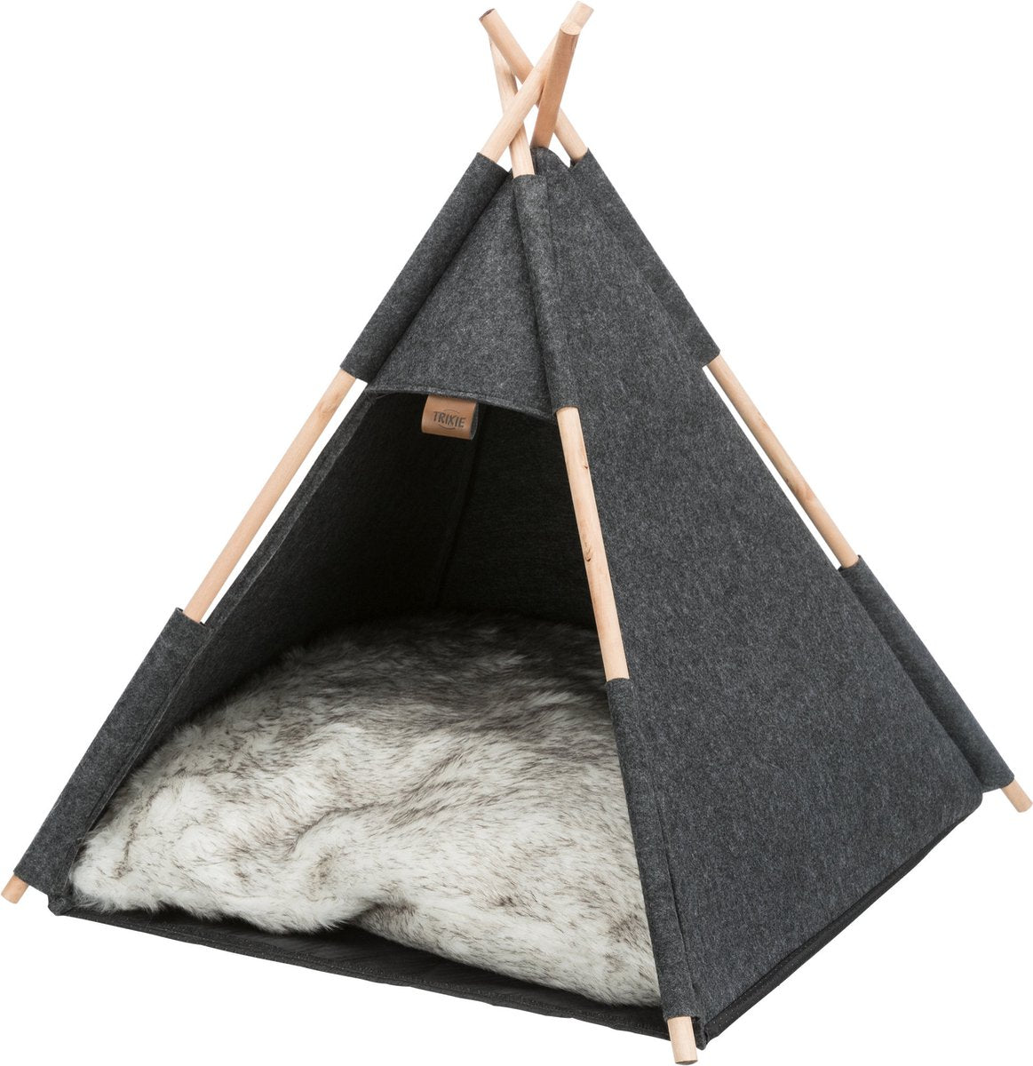  TRIXIE Huisdierengrot Tipi 55x65x55 Cm Vilt