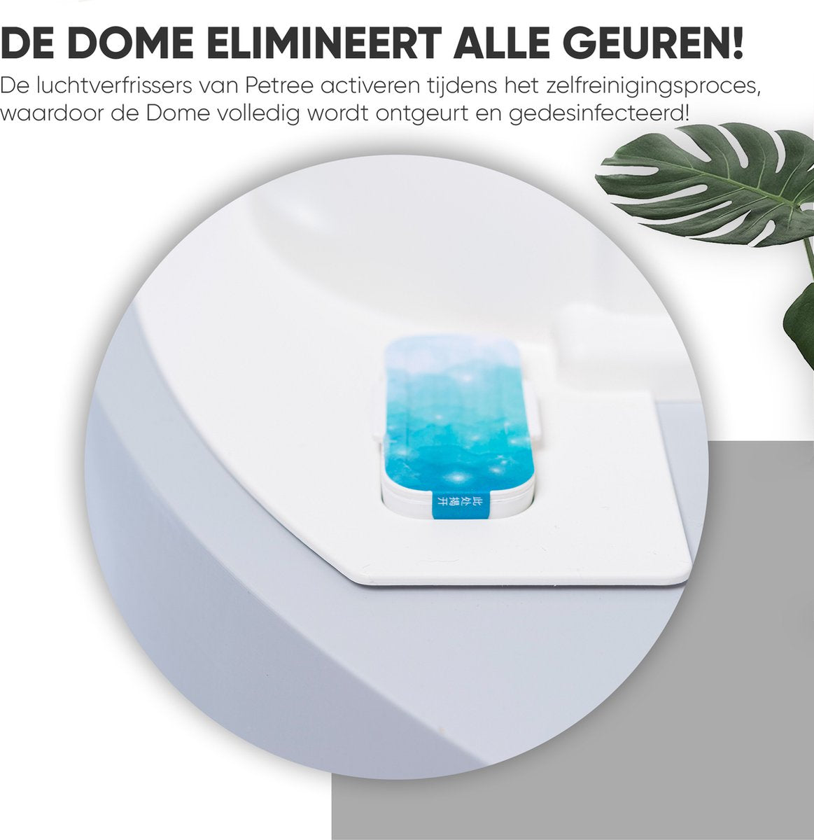  Petree Dome- Zelfreinigende Kattenbak - Automatisch - Katten - Anti-geur - 60 X 35 X 60 Cm