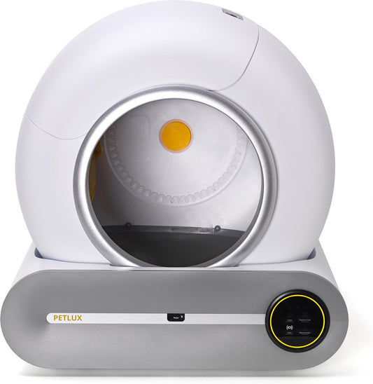 Merkloos Petlux® Zelfreinigende Automatische Kattenbak Met App En LED-Touch
