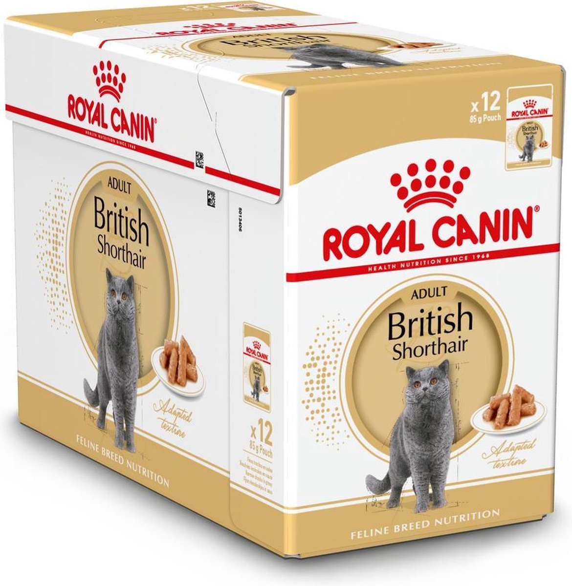  Royal Canin Fbn British Shorthair Adult Pouch - Kattenvoer - 12x85 G