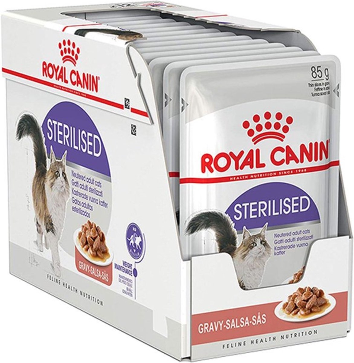  Royal Canin Feline Sterilised In Gravy (12X85 GR)