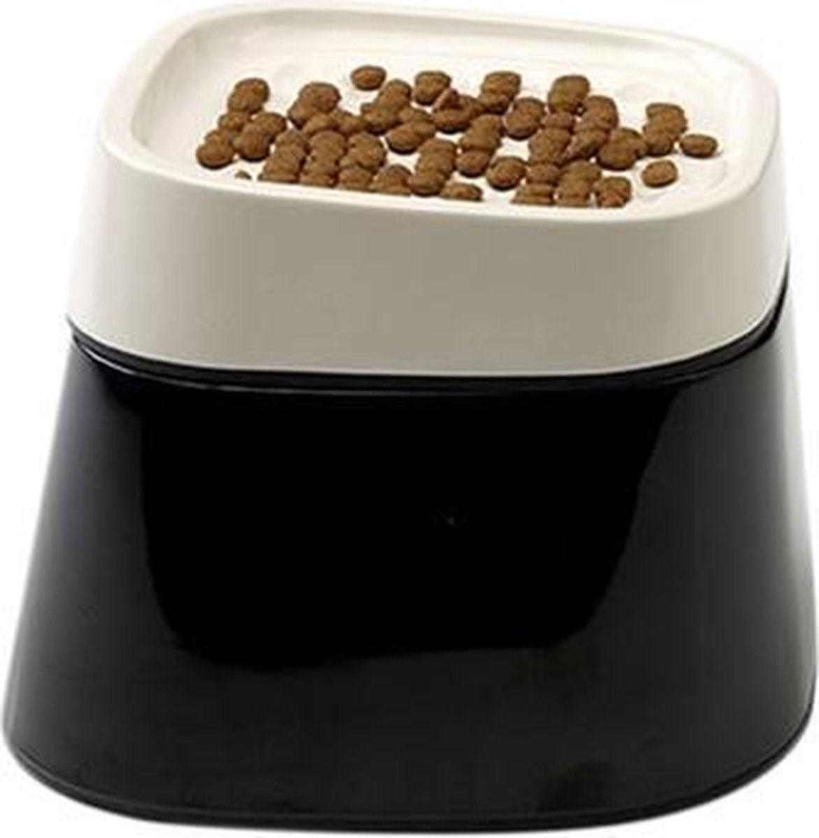  Savic Ergo Cube Voerbak Creme / Zwart 22x22x16 Cm