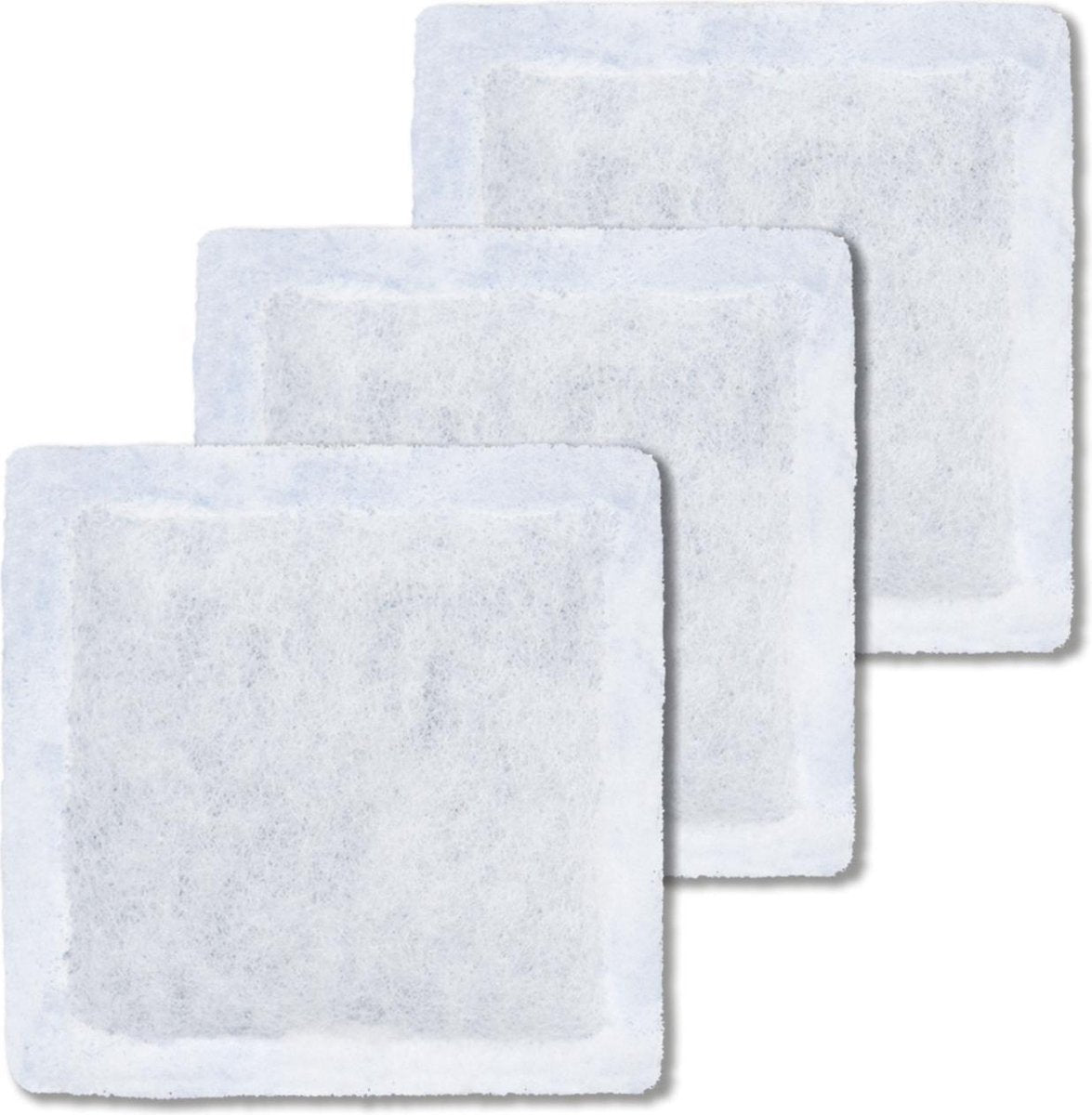  Catit Filters Drinkfontein Mini - Kanttendrinkbak - 15x12x2.5 Cm Wit 3 Stuks