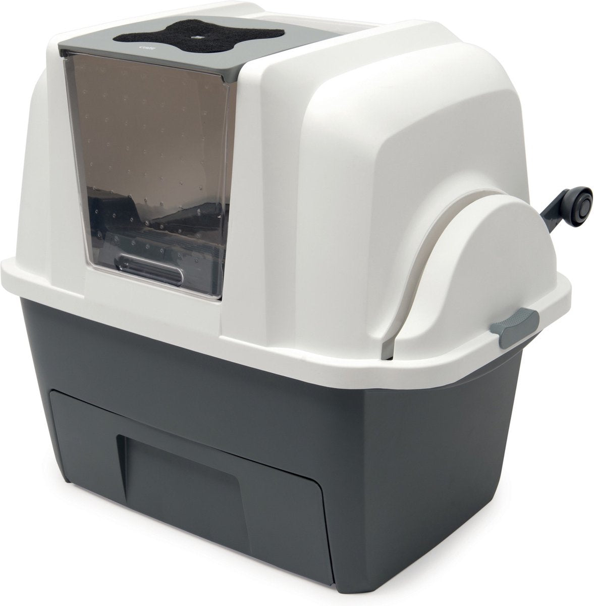 Catit Kattenbak - Incl. 4 Afvalzakken - Grijs/Wit - 67 X 48 X 46 Cm