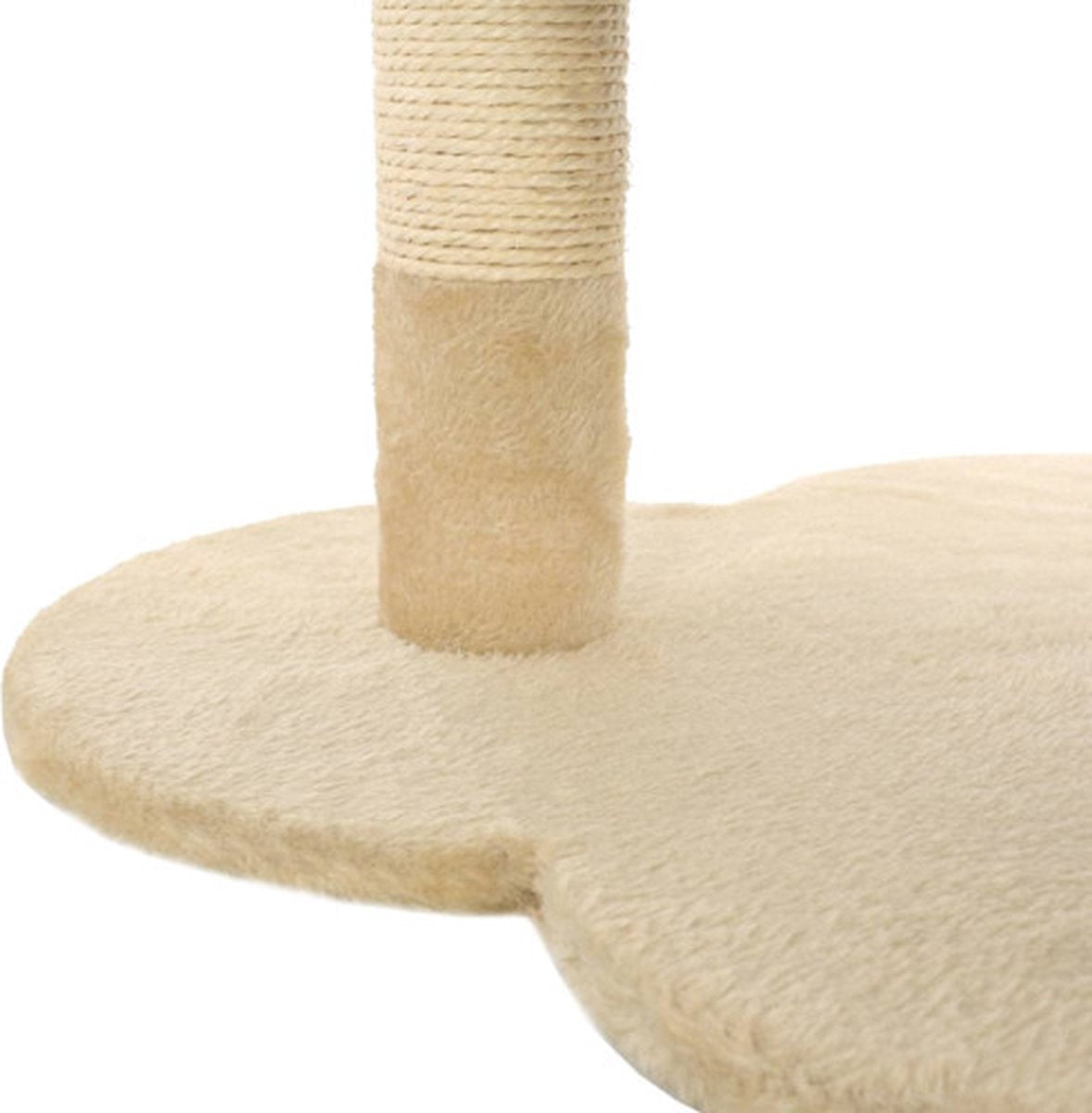  VidaXL Kattenkrabpaal Met Sisal Krabpaal 50 Cm Beige En Bruin