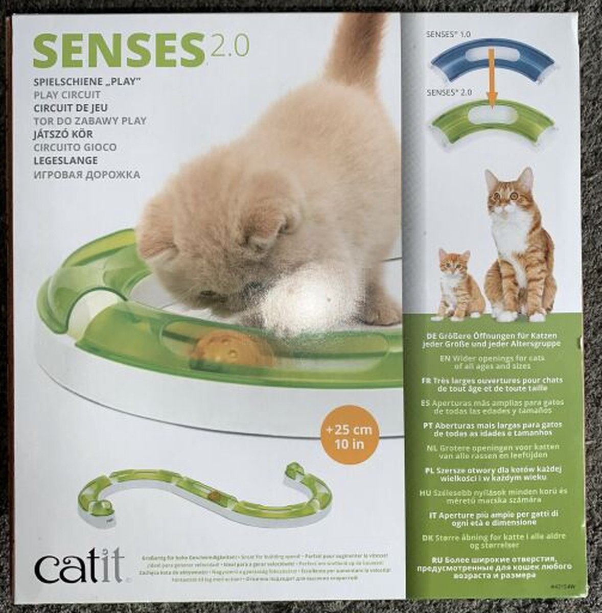  Cat-It Senses 2.0 Play Circuit - Kattenspeelgoed - Extra Lange Speelbaan