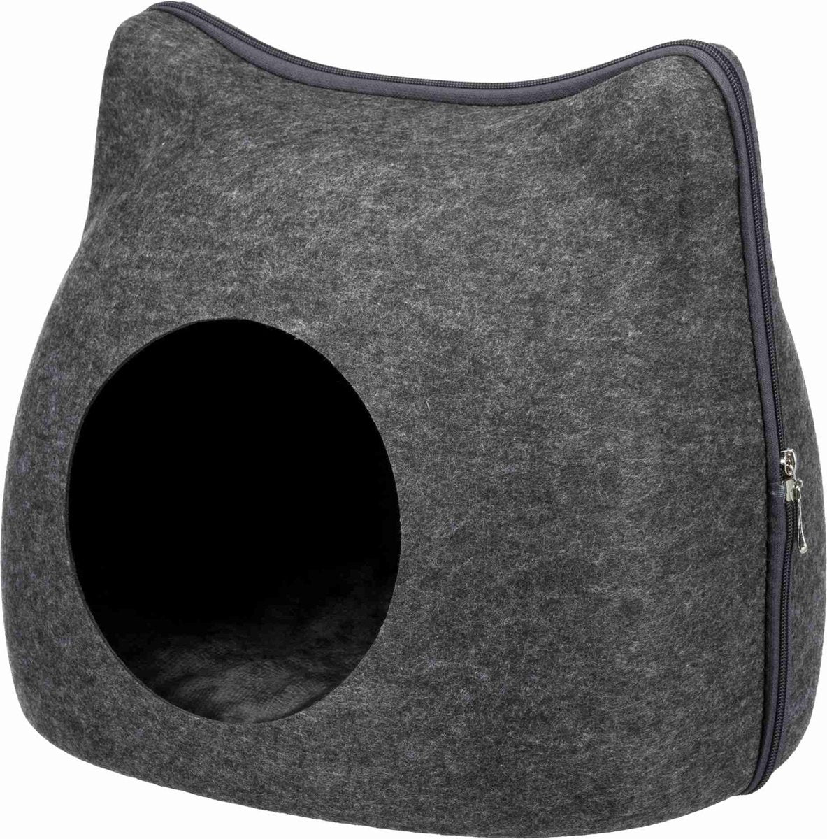  Trixie Relax Iglo Kat Vilt Grijs - 38X37X35 CM