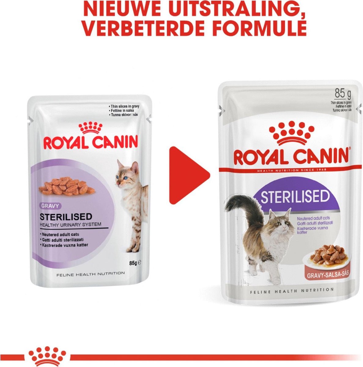 Royal Canin Feline Sterilised In Gravy (12X85 GR)