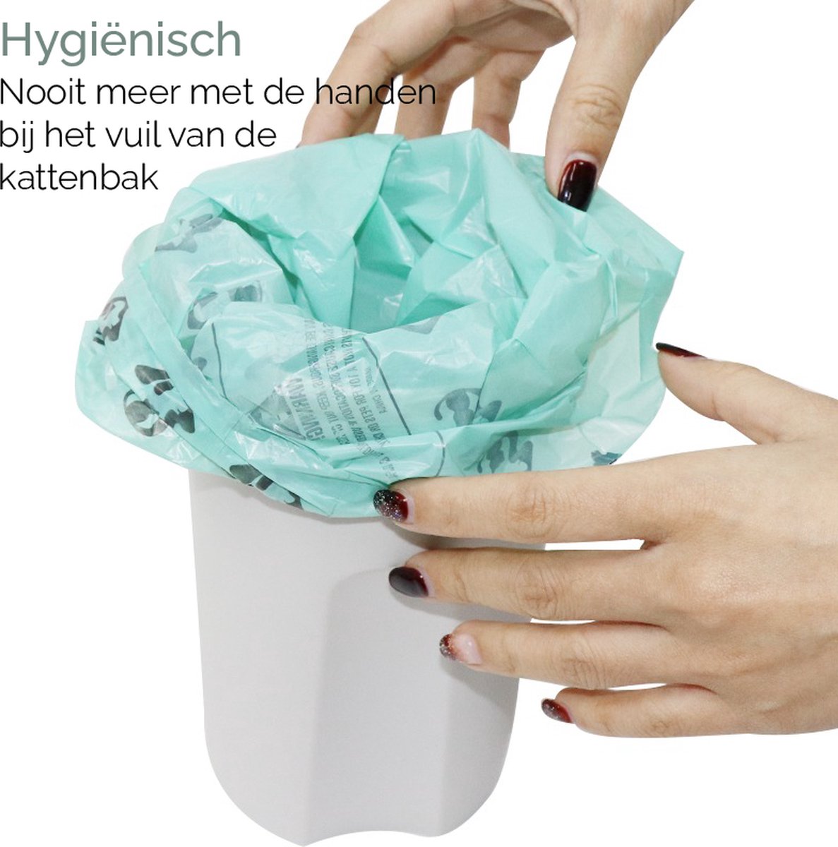  Fliksy Kattenbak Schep - Kattenbak Schepje Met Bakje - Kattenzakje - Katten - Haarverwijderaar - Kattenspeeltje