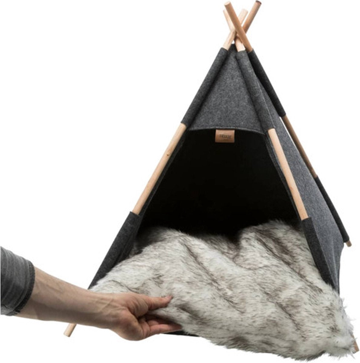  TRIXIE Huisdierengrot Tipi 55x65x55 Cm Vilt