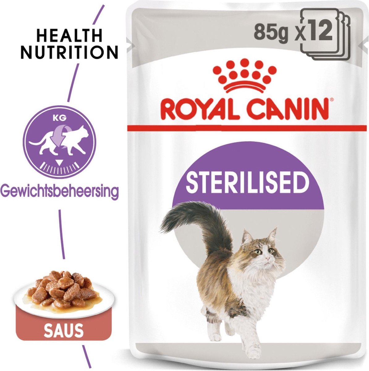  Royal Canin Feline Sterilised In Gravy (12X85 GR)