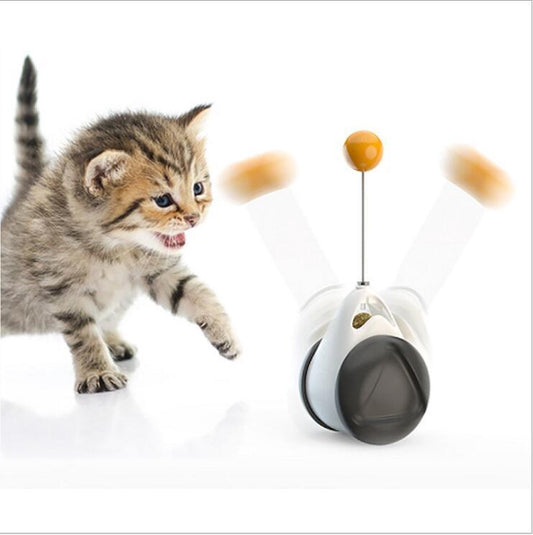 Balance Cat Toy - Katten Speelgoed - Intelligent - Draaiend Balletje Op Wielen - Balletje - Interactief Katten Speeltje - Kitten Bal