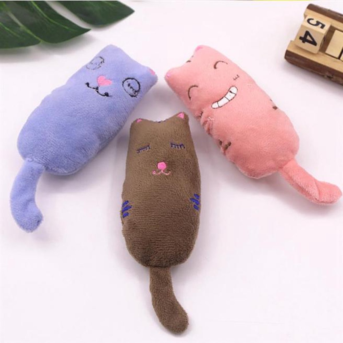  Cabantis Funny Catnip Knuffeldier|Katten-speelgoed|Kattenkruid|Knuffeldier|Cabantis|Groen