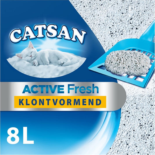  Catsan Active Fresh - Kattenbakvulling - 8 L