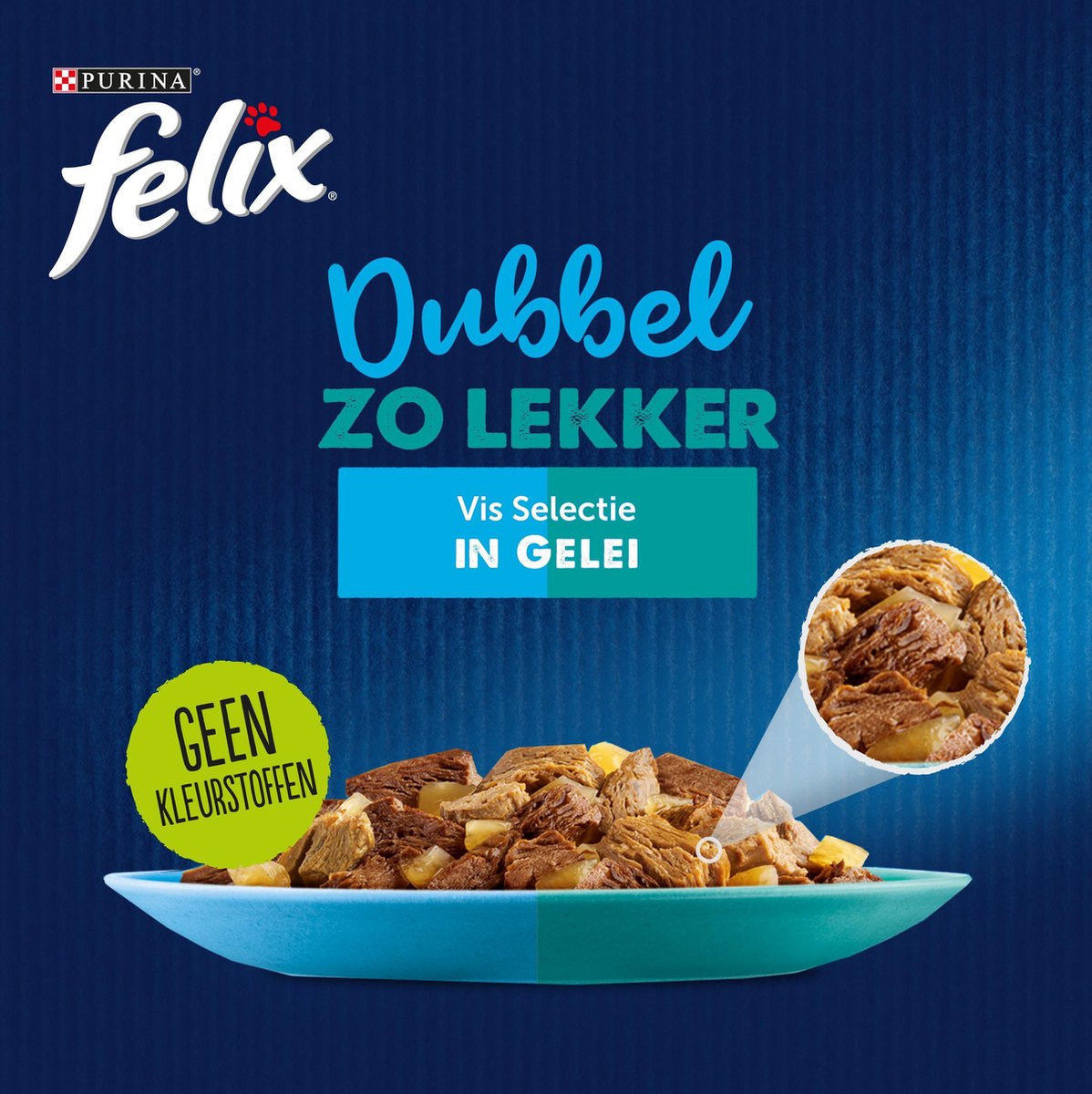  Felix Dubbel Zo Lekker Vis Selectie In Gelei - Katten Natvoer - 48 X 85g