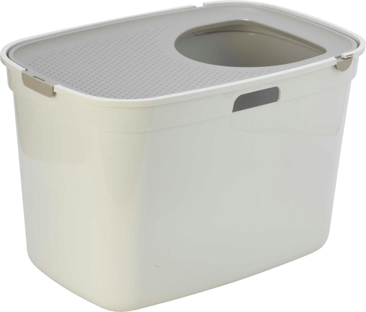  Moderna Top Cat Kattenbak - Wit/Grijs - 59 X 39 X 38 Cm