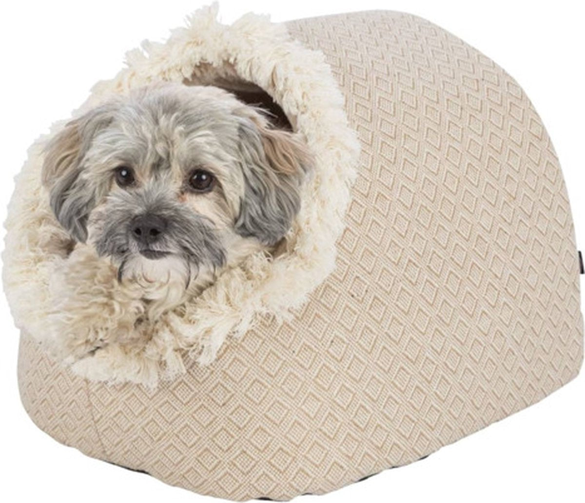  Trixie Kattenmand Iglo Boho Beige - 35X41X26 CM