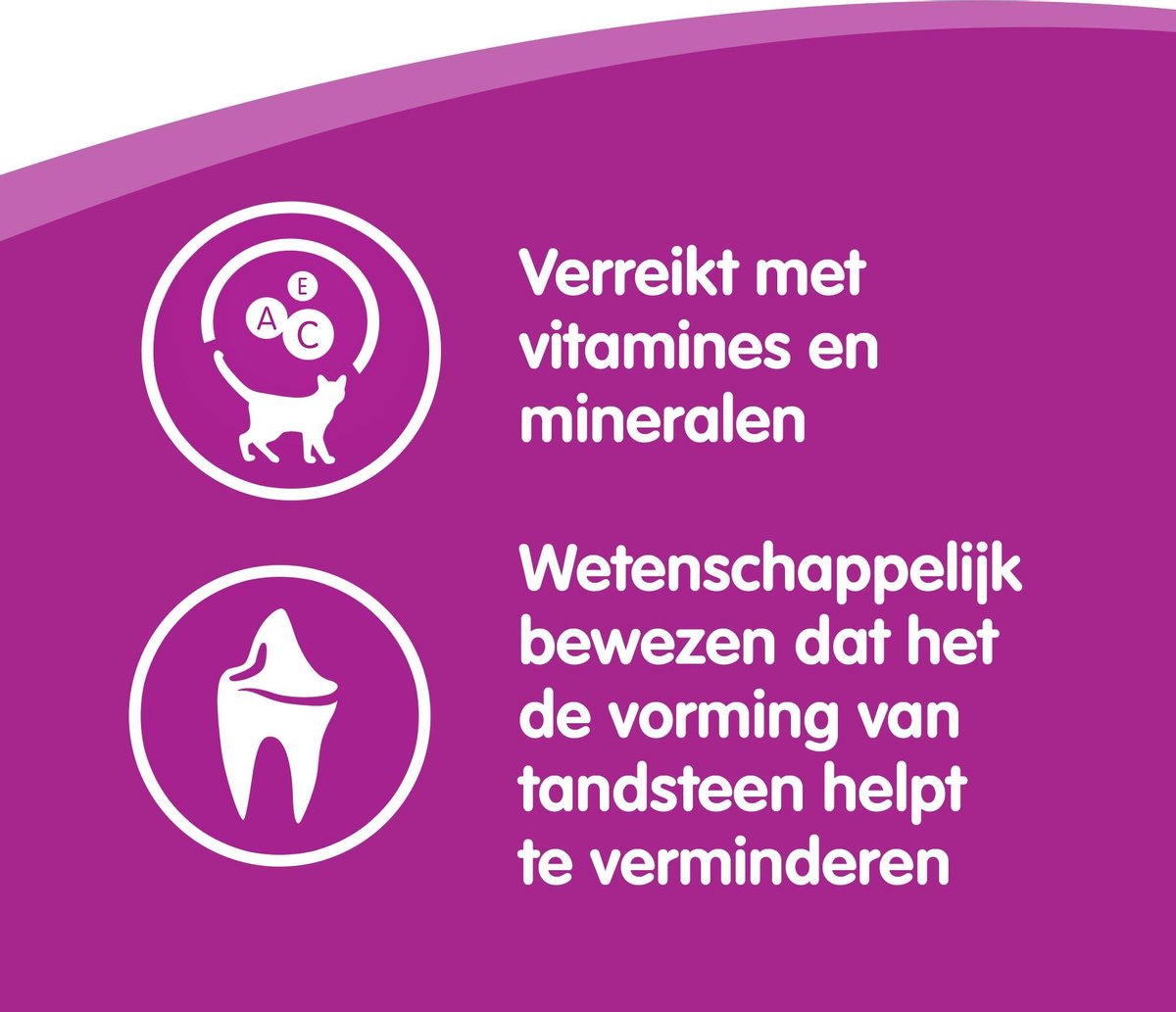  Whiskas Dentabites Kattensnoepjes - Kip - 8 X 40g
