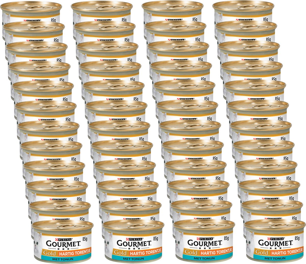 Gourmet Gold Hartig Torentje 85 G - Kattenvoer - 48 X