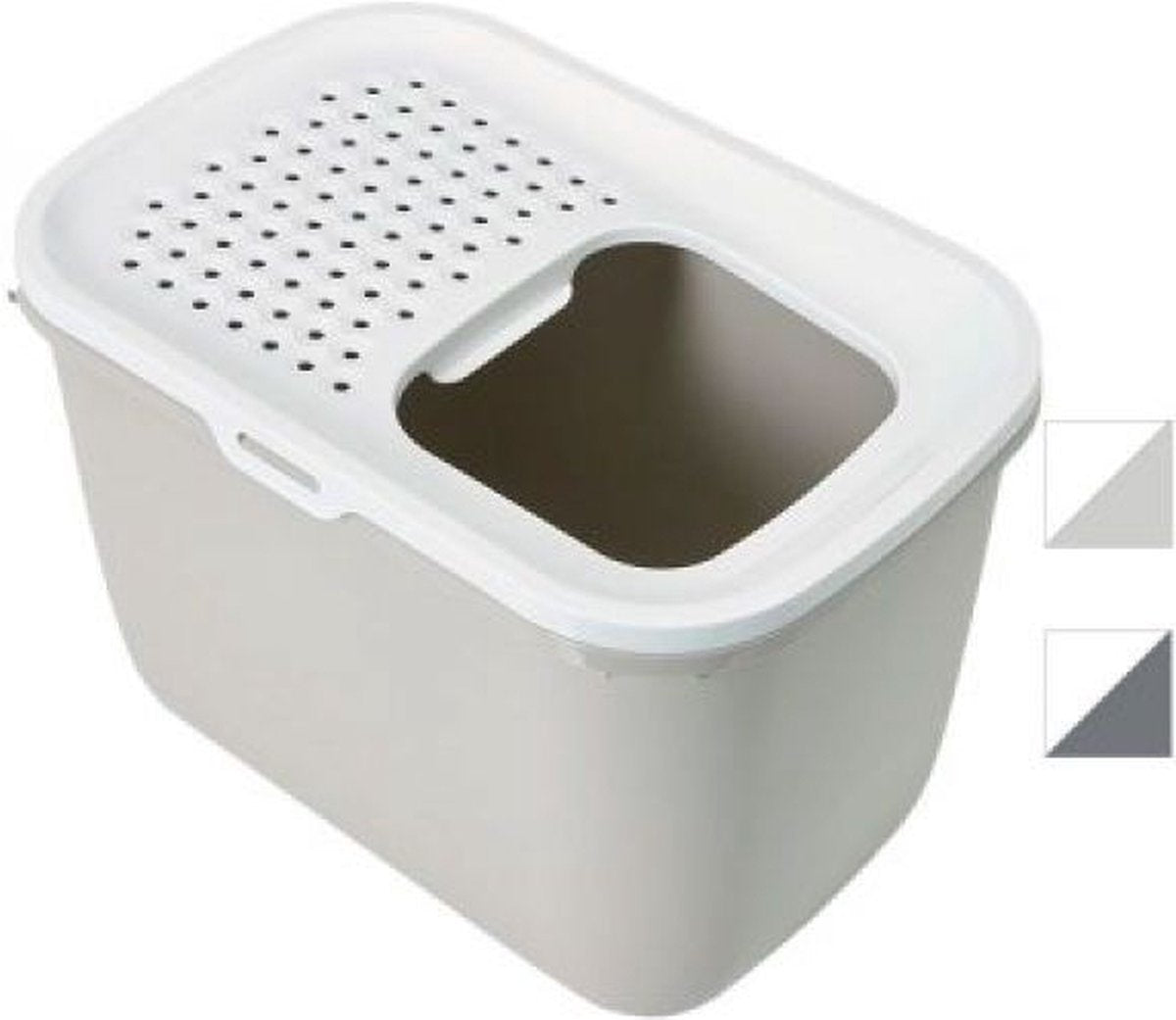  Savic Hop In - Kattenbak - Grijs - 58,5 X 39 X 39,5 Cm