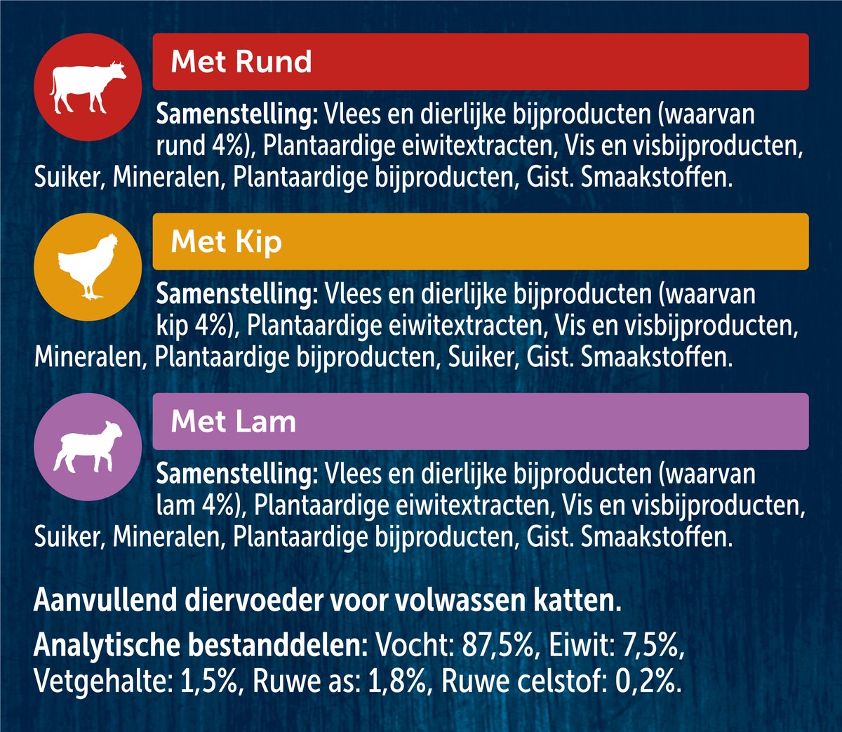  Felix Soup Tender Strips Met Rund, Kip &amp; Lam - Katten Natvoer - 24 X 48g