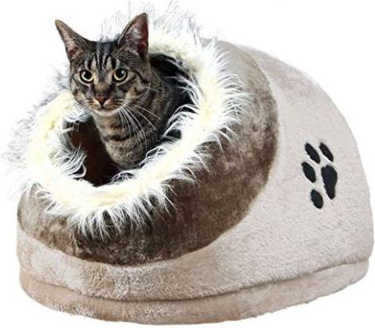  Trixie Kattenmand Iglo Minou Beige / Bruin - 41X35X26 CM