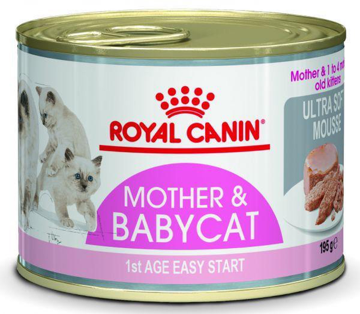  Royal Canin Wet Mother &amp; Babycat Mousse - Kattenvoer - 195 Gr
