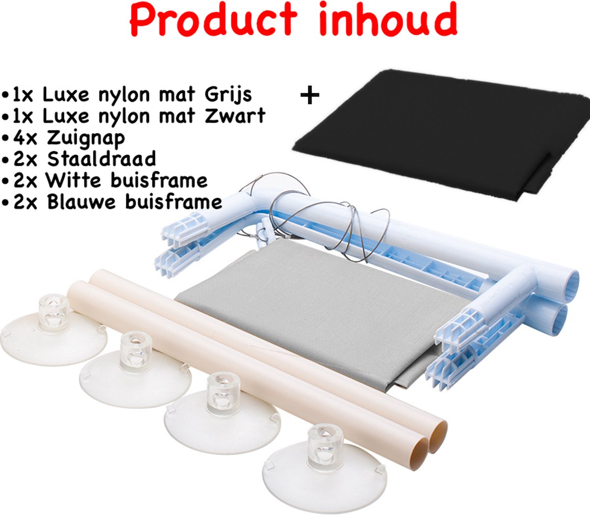 Merkloos Kattenhangmat - Kattenbed - Hangmat Kat Raam Ook Voor Radiator En Deur - Kattenmand Raam En Radiator - Katten Hangmat - Radiatorhangmat Kat Kattenstoel - Tijdelijk Met Extra Hangmat Hoes