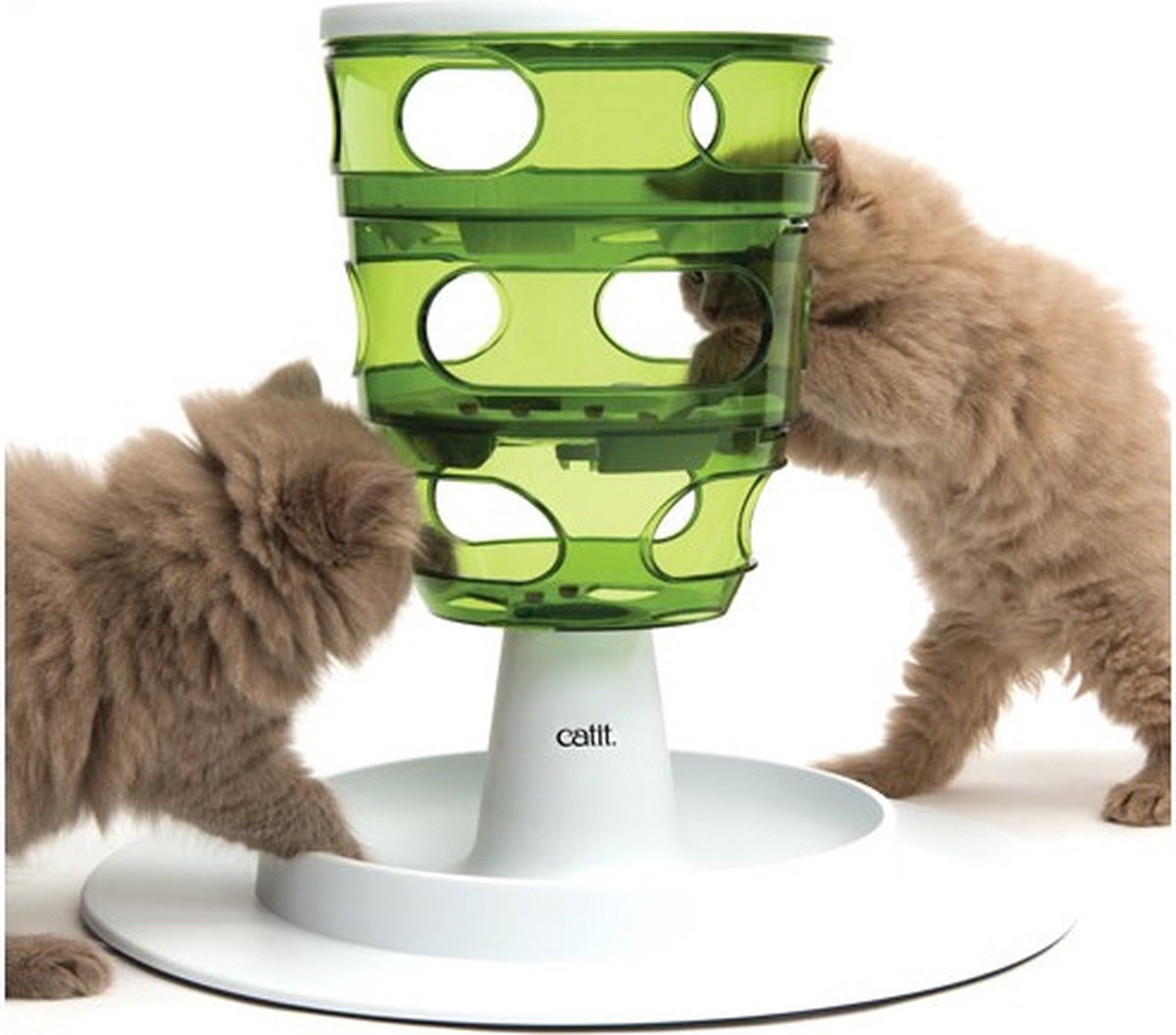  Cat-It Senses 2.0 Food Tree - Wit/Groen - Voerbak - Ø 35 Cm