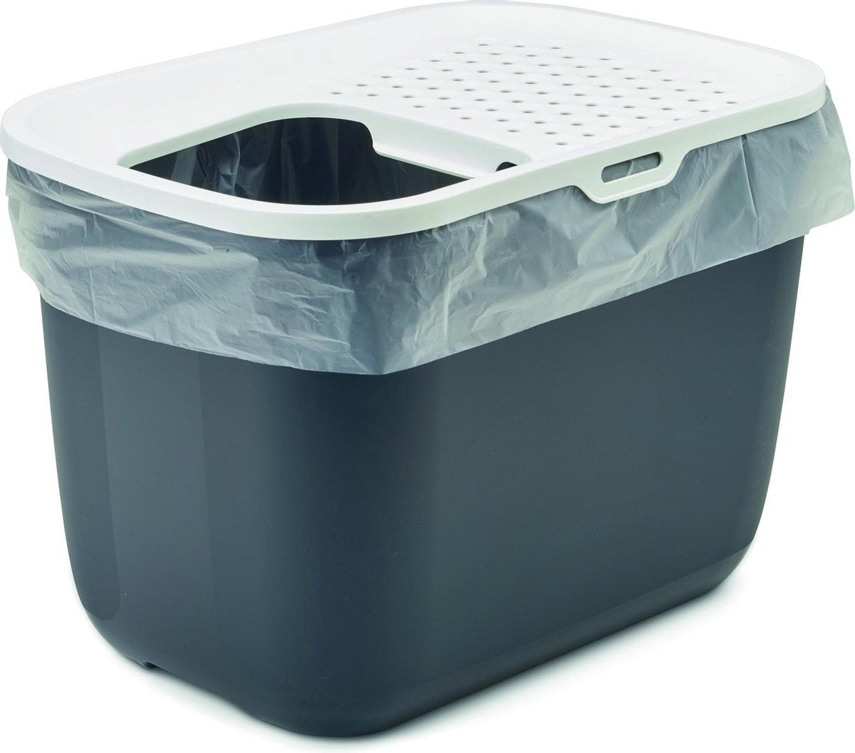  Savic Hop In - Kattenbak - Grijs - 58,5 X 39 X 39,5 Cm