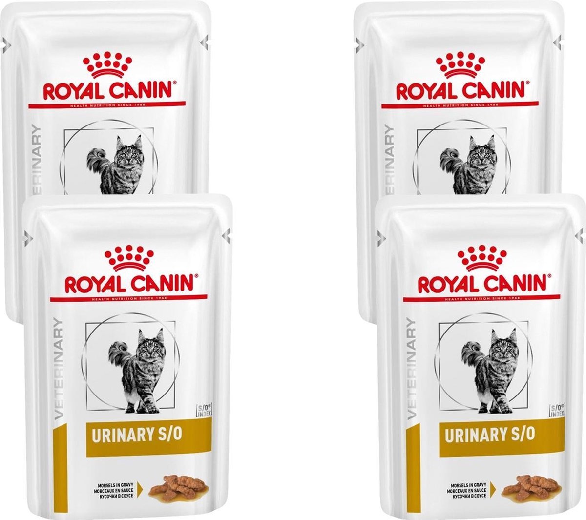  Royal Canin Veterinary Diet Urinary S/O Morsels Gravy Wet - Kattenvoer - 4 X 12x85 G