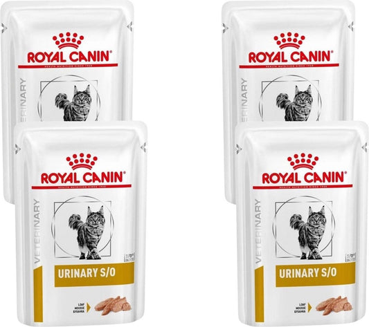  Royal Canin Veterinary Diet Urinary S/O Loaf Wet - Kattenvoer - 4 X 12x85 G