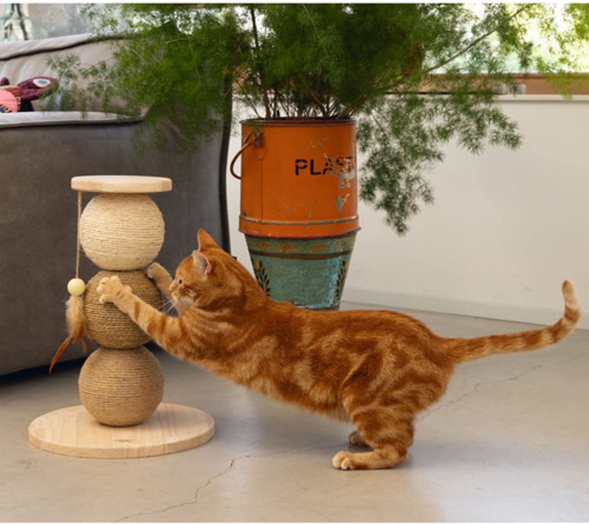  Designed By Lotte Kattenkrabbollen Elio 34x47.5 Cm Hout