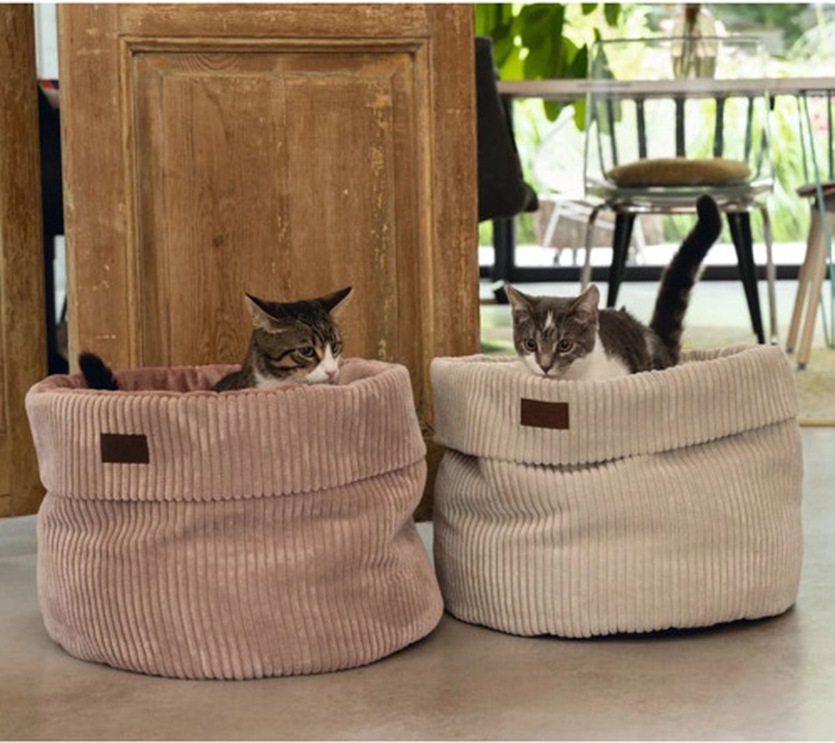  Designed By Lotte Kattenmand Ribbed Lichtgrijs 50 X 50 X 35 Cm