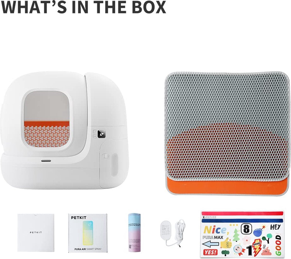  PETKIT® Pura MAX – Automatische Kattenbak – Elektrisch – Kattenbak Zelfreinigend – Bedienen Via De App