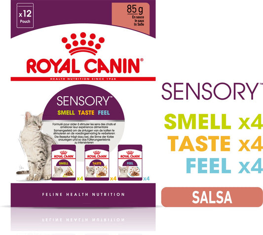  Royal Canin Sensory Multipack Mix - In Gravy - Kattenvoer - 12x85 G