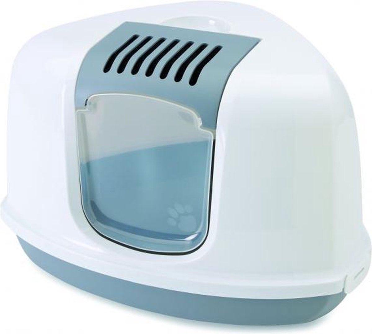  Savic Hoek Kattenbak Nestor Grijs / Wit - 58.5X45.5X40 CM