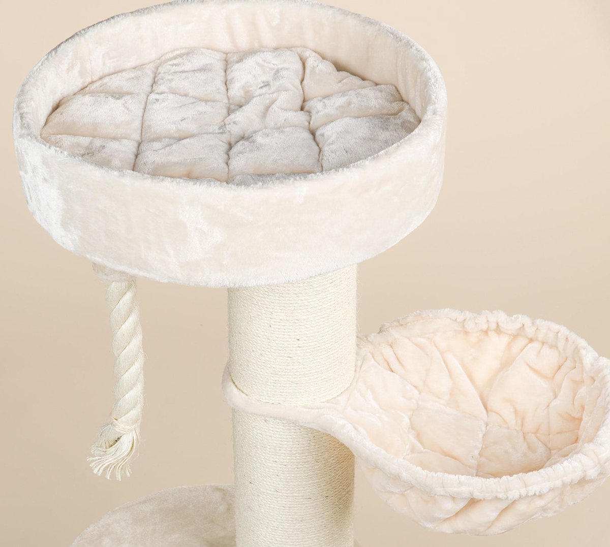  Krabpaal Voor Grote Katten Maine Coon Sleeper De Luxe Crème Beige Van RHRQuality