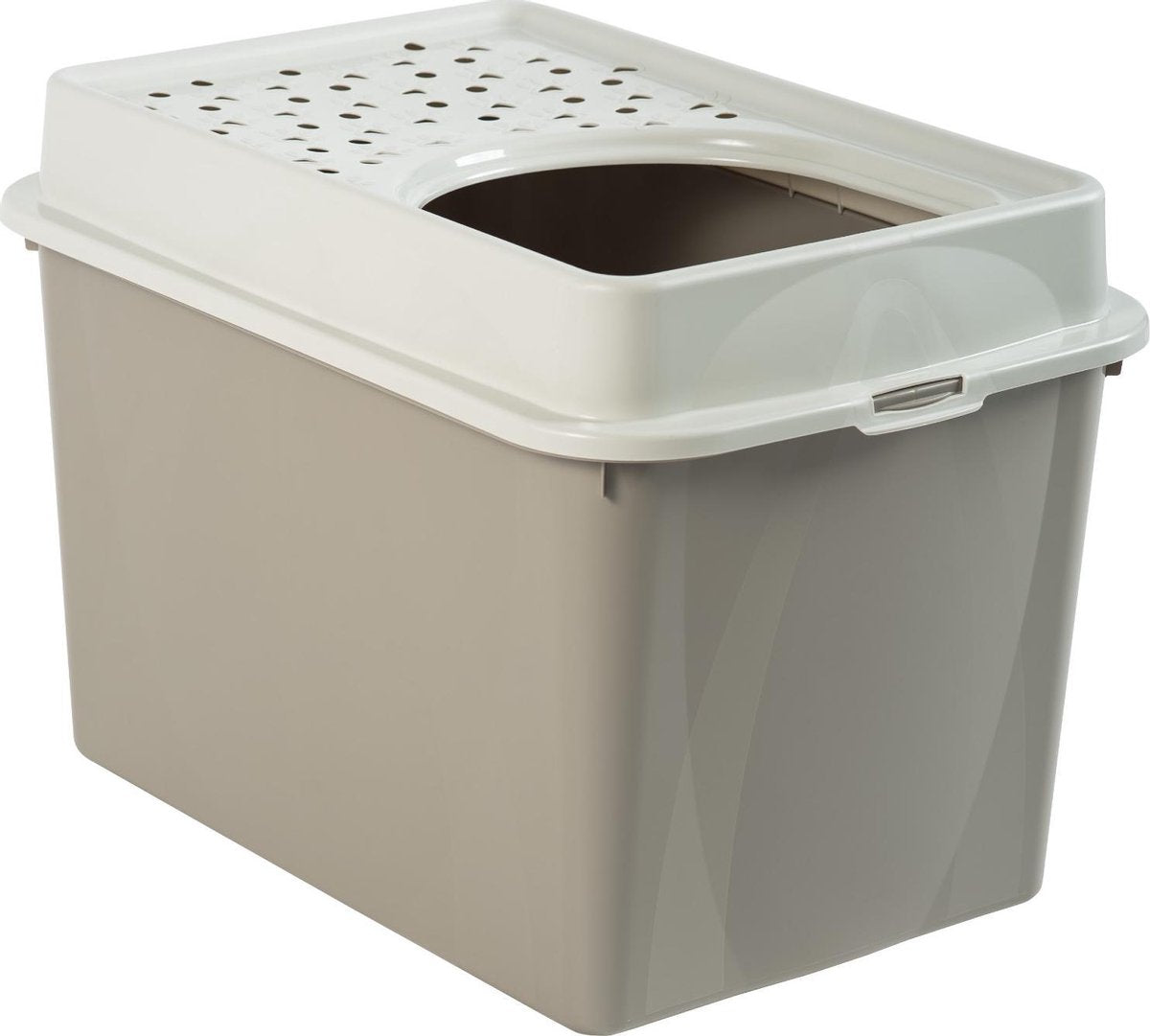 Merkloos ROTHO Hop In Kattenbak Berty 50 L - Cappuccino