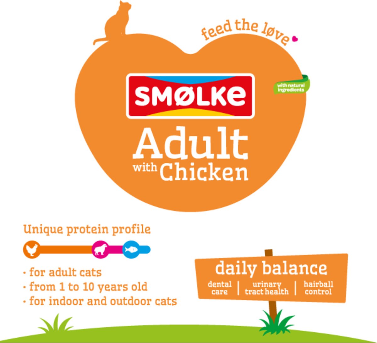  Smolke Adult Chicken &amp; Rice 10 Kg - Kat