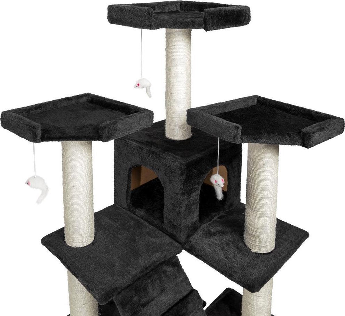  Krabpaal Knuti, Zwart 186 Cm Hoog 400560