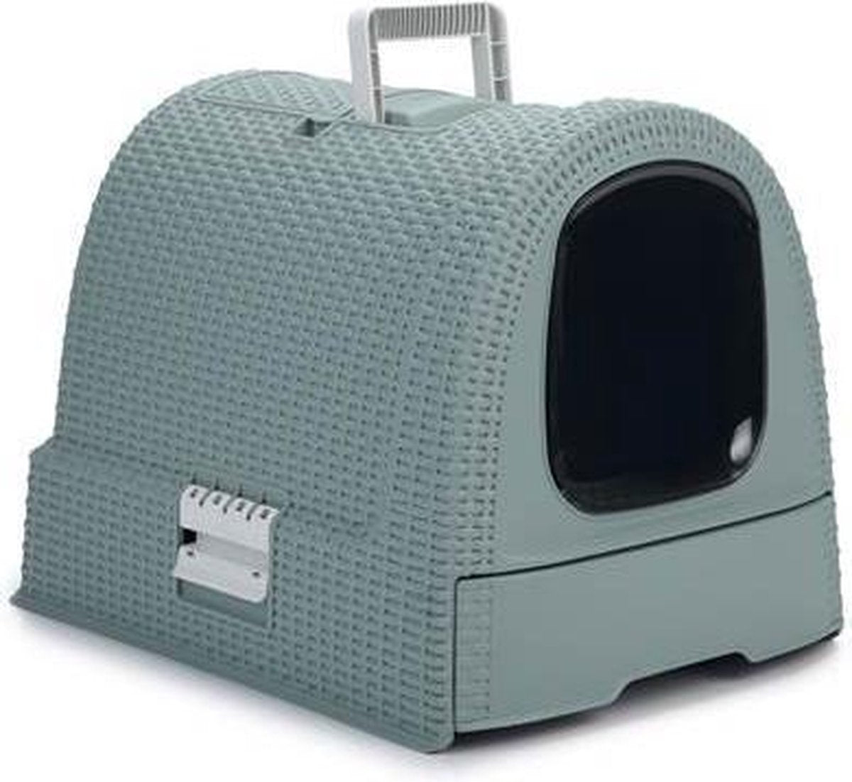  Lichtblauwe Kattenbak Curver 51 Cm Breed