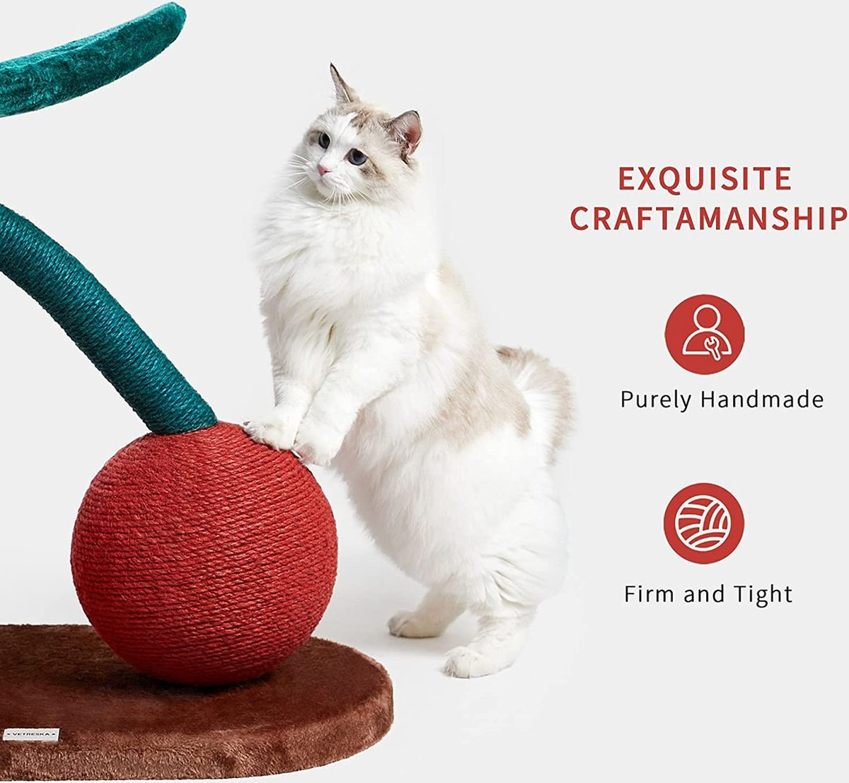  VETRESKA Kersenkrabpaal Katten - Met Hangmat