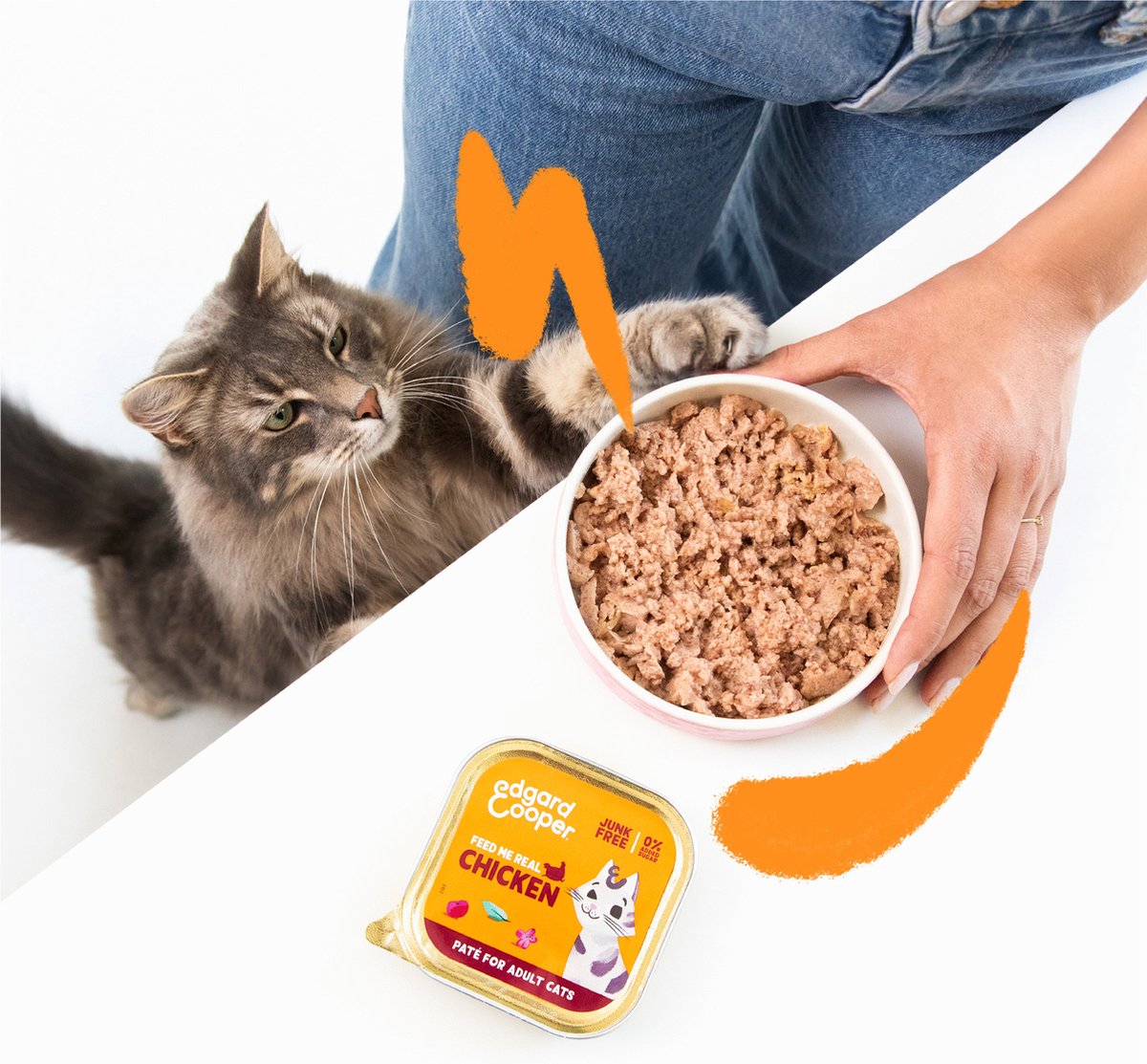  Edgard &amp; Cooper Kattenvoer Adult Multipack Pate 8 X 85 Gr