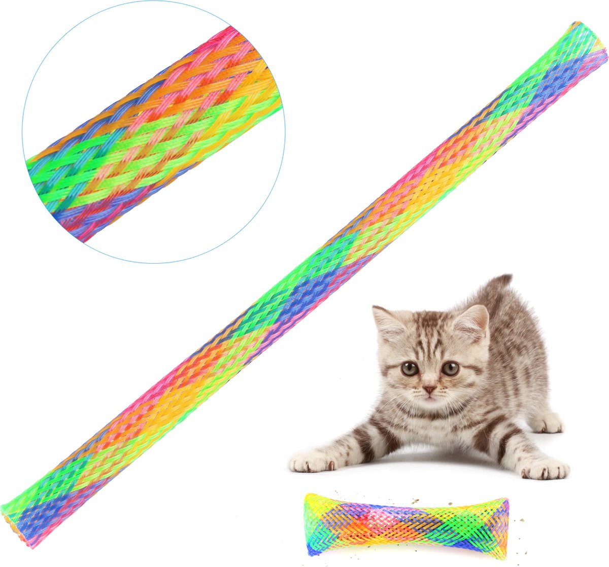 Merkloos Katten Boinks Springveren (10 Stuks) - Kattenspeelgoed – Kattenspeeltjes - Speelgoed Voor Katten Veertjes - Kitten Speeltjes Springveertjes – Kattenveertjes - Kat Speeltje Springveer | Diverse Kleuren