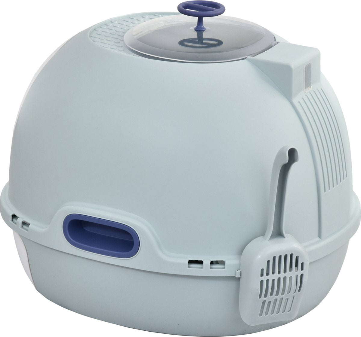  PawHut Kattentoilet Kattenbak Dakraam Bodembak Schep Draagbaar PP ABS D31-012