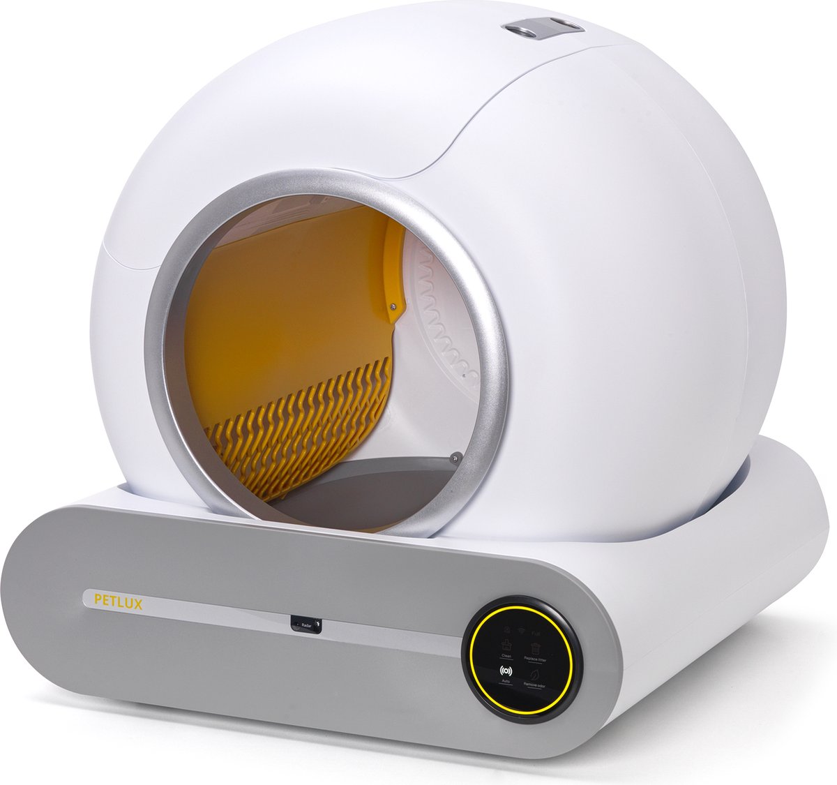 Merkloos Petlux® Zelfreinigende Automatische Kattenbak Met App En LED-Touch