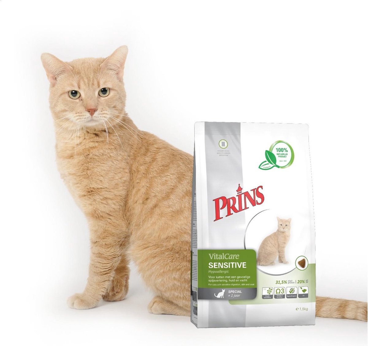 Prins - VitalCare Sensitive Hypoallergic - Kattenvoer - 5 Kg