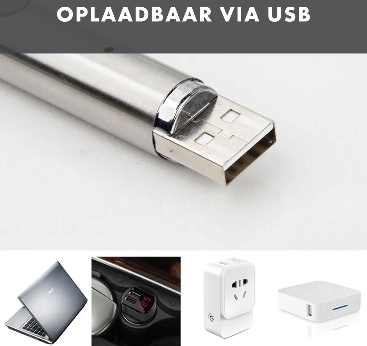 Merkloos Laserpen - Laserlamp - Laserpointer - Laser - Zaklamp - UV-Licht - Multifunctioneel - 7 Verschillende Standen - Dierenspeelgoed - USB-oplaadbaar